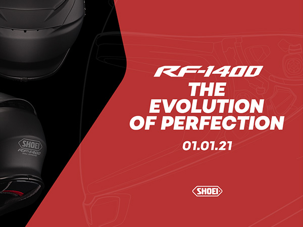 SHOEI RF-1400 Helmet Launch
